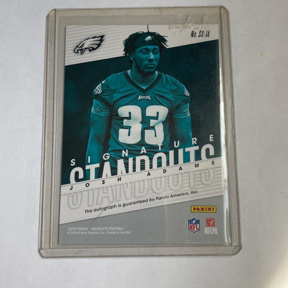 2018 Absolute Josh Adams Autograph - Picture 2 of 3